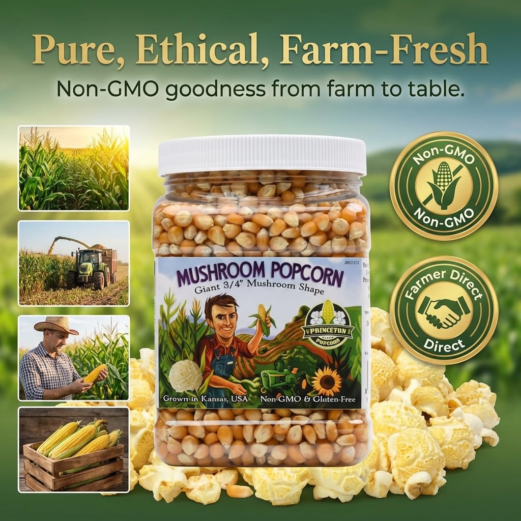 Princeton Popcorn performs well in a kettle or dedicated popcorn popper.