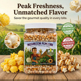 Princeton Popcorn Signature Easy Pop produces large, round mushroom pops for snacking.
