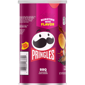 Desk-side Pringles BBQ Potato Crisps for quick breaks at work