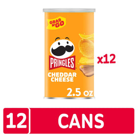 Stackable Pringles can ready for office breaks and game nights.