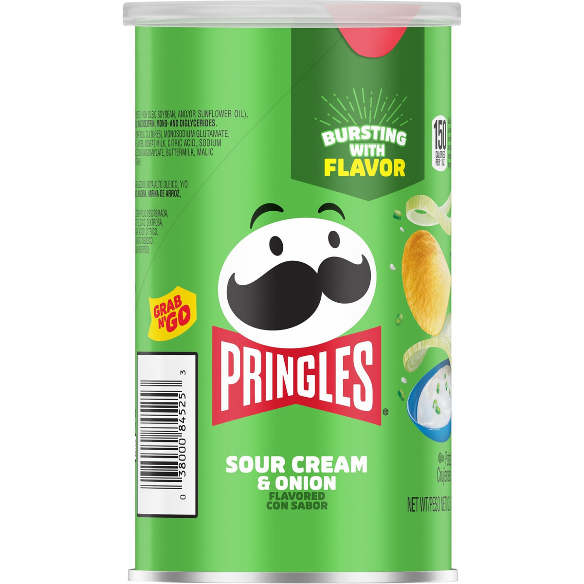 Pringles kids lunchbox snack with bold flavor and satisfying crunch.