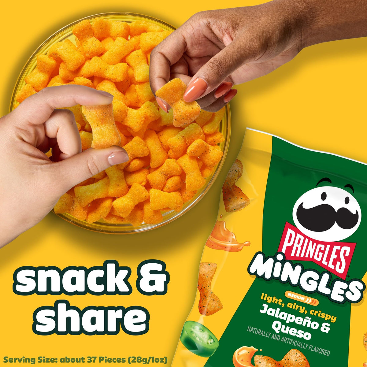 Pringles Mingles bag on table inviting sharing during gatherings