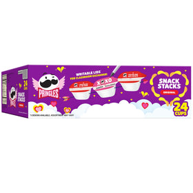 Pringles Original potato crisps in a single-serve cup for easy snacking