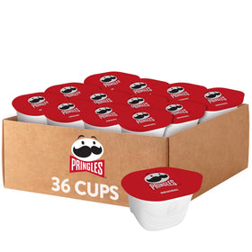 Pringles Original potato crisps in a cup for easy snacking anywhere