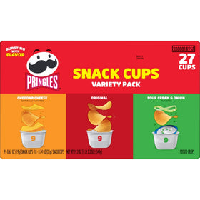 Portable Pringles cups for school lunch boxes and backpacks.