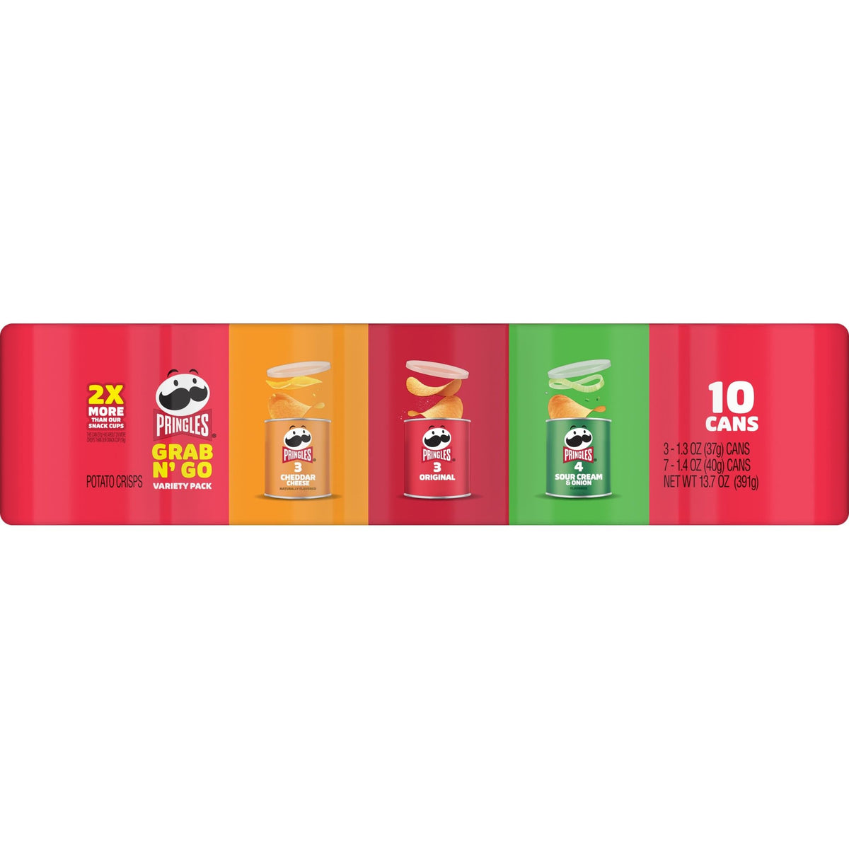 Pringles can for on-the-go snacking in a bag