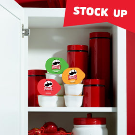 Pringles Snack Stacks Cheddar Cheese Cup, shareable lunch option.