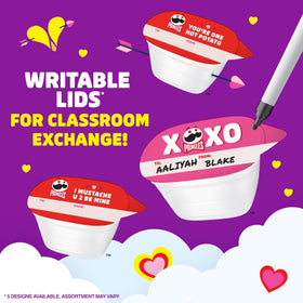 Pringles Valentine’s Day packaging with festive design