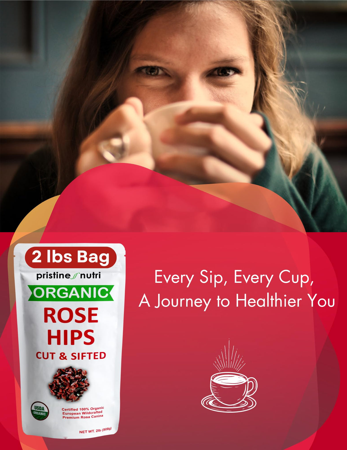 Pristine Nutri rosehip syrup and jelly uses for flavorful enhancements.