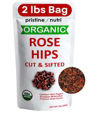 Pristine Nutri rosehips kitchen uses beyond tea, including syrups and jams.