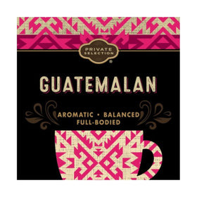 Private Selection Guatemalan Dark Roast K-Cup pods brewing convenient cup in minutes