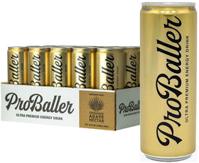 PROBALLER Citrus Agave bottle angled for a refreshing pre-workout energy boost.