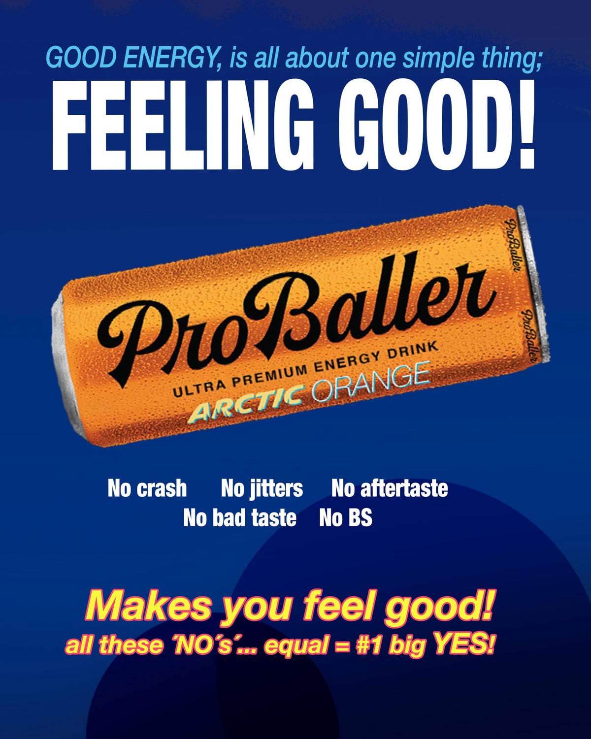 ProBaller ingredients label shows electrolytes and amino acids for hydration support.