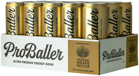 PROBALLER shaker-mix scene hints versatile post-workout refreshment.