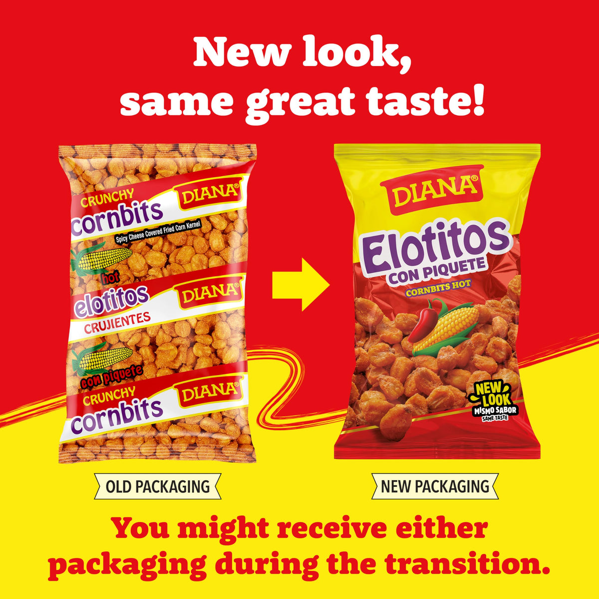 Eight-pack Diana Elotitos on a pantry shelf, convenient snack option