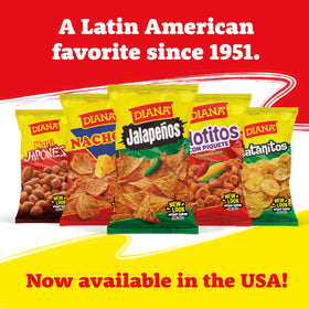 Prodiana Diana jalapeños chips with mild heat, enjoyable and flavorful