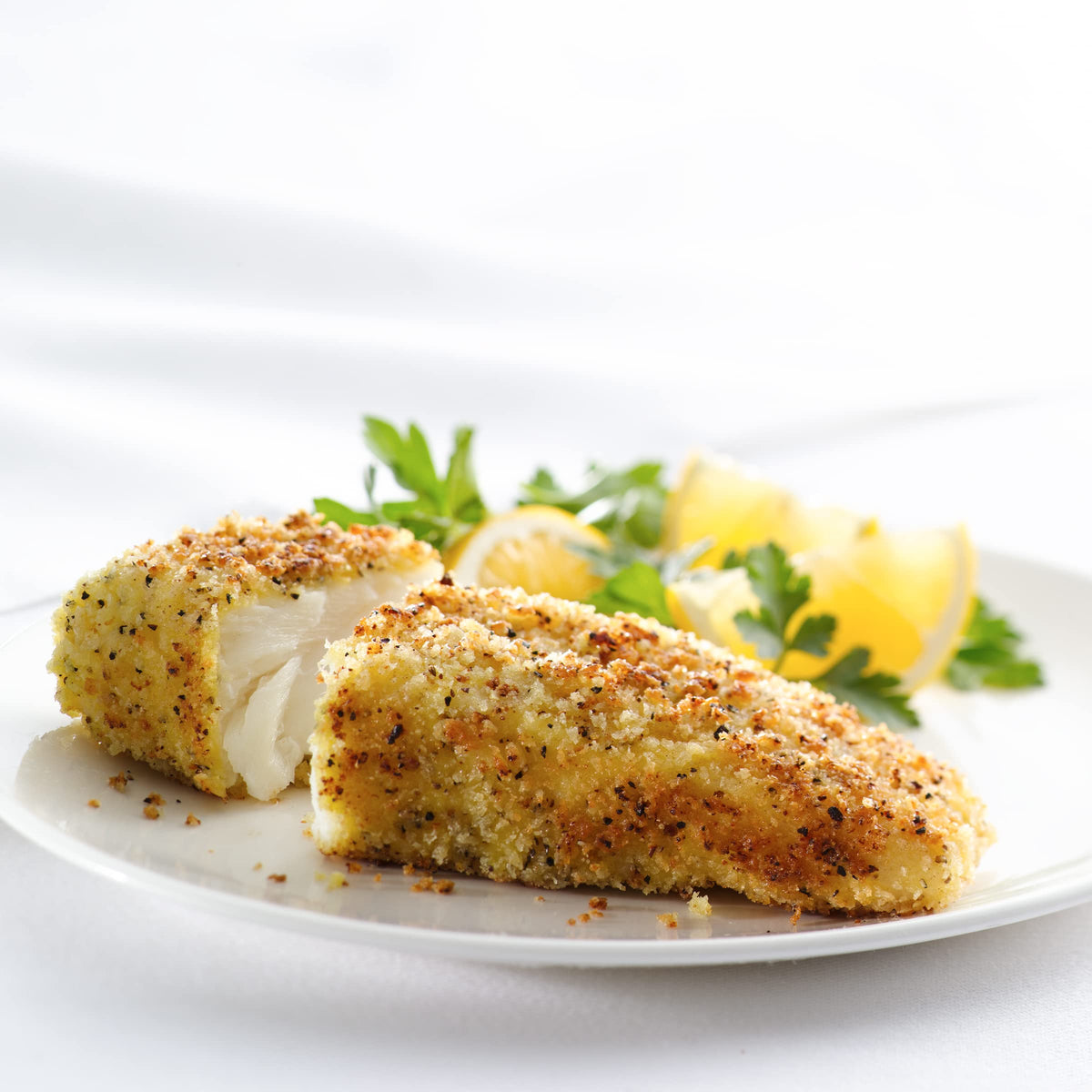 Progresso Panko breadcrumbs crisp-crumbs adds texture to baked fish and casseroles.