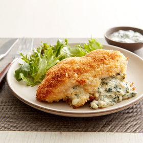 Progresso Panko plain-breadcrumbs coating enhances stuffing and binding.
