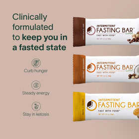 Prolon Bar ingredients in glass bowl highlighting plant-based protein and fiber.