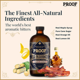 Proof Syrup cocktail mixing scene showcases easy, versatile use in drinks and mocktails.