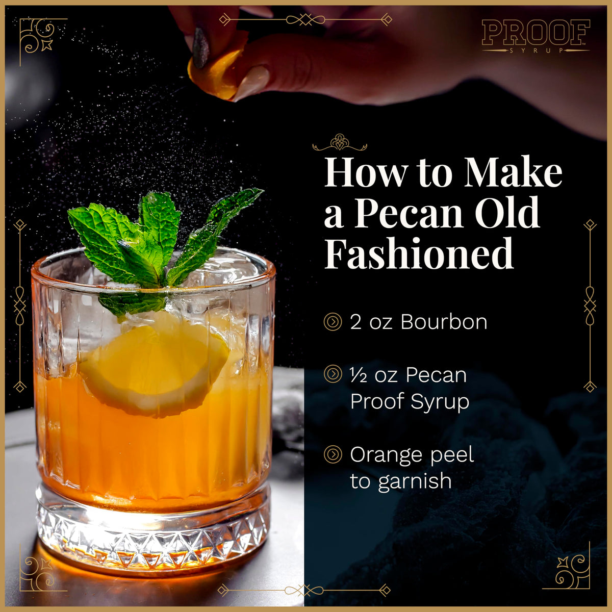 Proof Syrup cocktail prep area shows easy craft-friendly mix