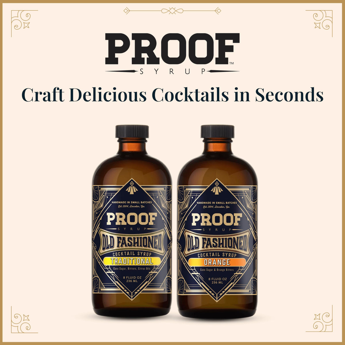 Proof Syrup serving during a gathering suggests versatile cocktails.
