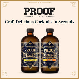 Proof Syrup serving during a gathering suggests versatile cocktails.