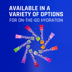 Propel 50-pack display shows convenient hydration options.