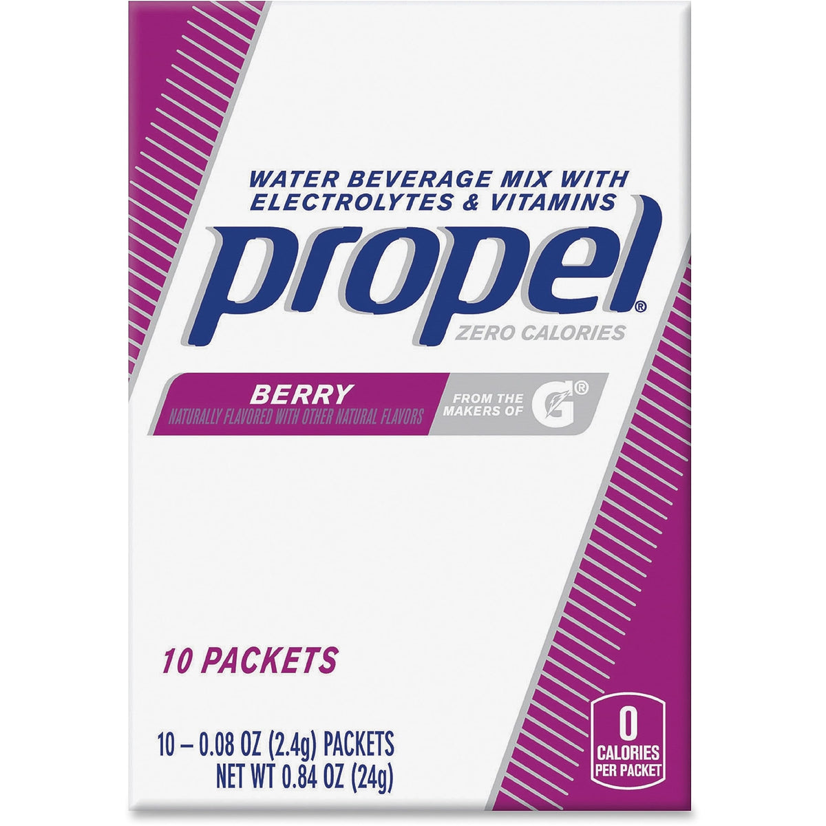 Propel Berry Powder Mix stick packets for on-the-go hydration and bold flavor.