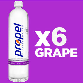 Propel Grape 6-pack bottles for on-the-go hydration.