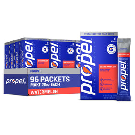 Propel Watermelon electrolyte powder sticks for convenient zero-sugar hydration