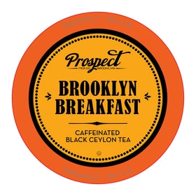 Prospect Tea Co. Black Ceylon pods for K Cup brewers—rich aroma for quick mornings.