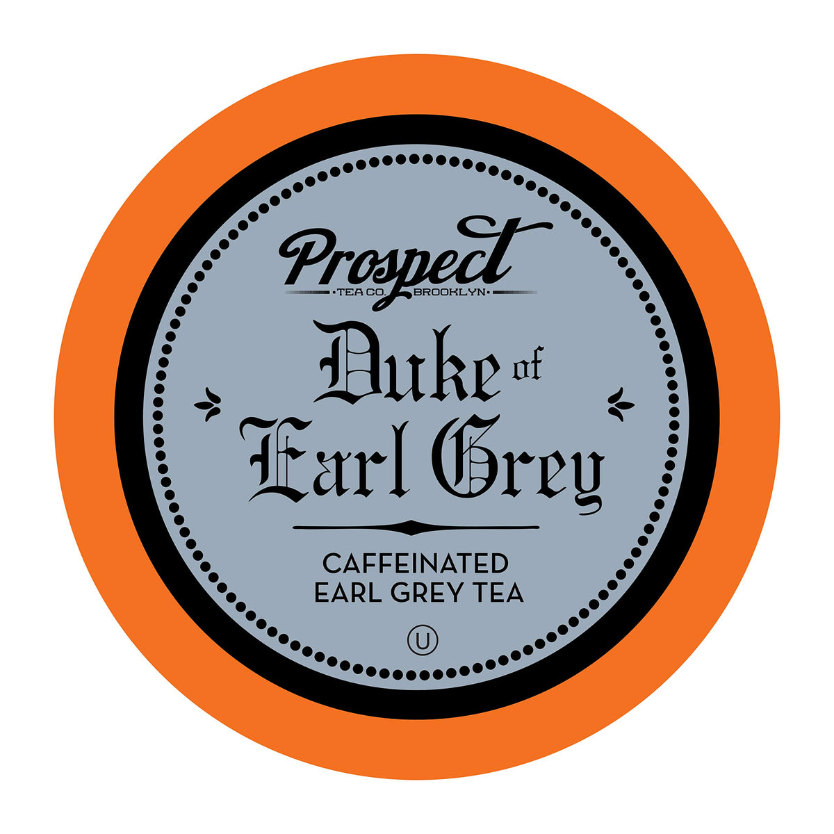 Prospect Tea Co. Duke of Earl Grey pods packaging for quick, mess-free brewing.