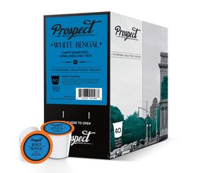 Prospect Tea Co. hand-selected leaves closeup; artisanal quality and aroma.