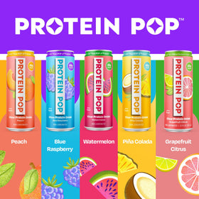 Protein Pop 22g per can, clear whey isolate for daily protein