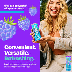 Protein Pop Grapefruit Citrus 12oz can, bright flavor supports goals
