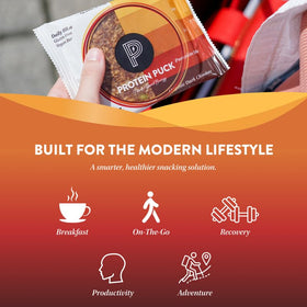 Protein Puck gluten-free non-dairy protein bar for daily energy