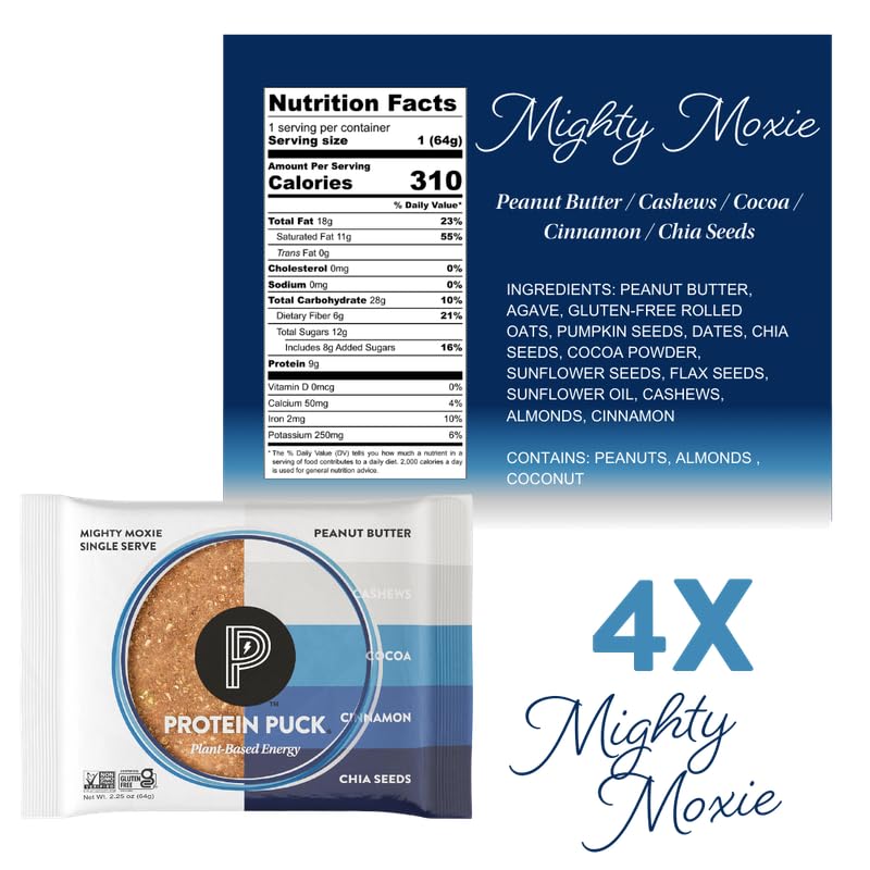 Protein Puck gluten-free non-dairy bar crafted with clean ingredients