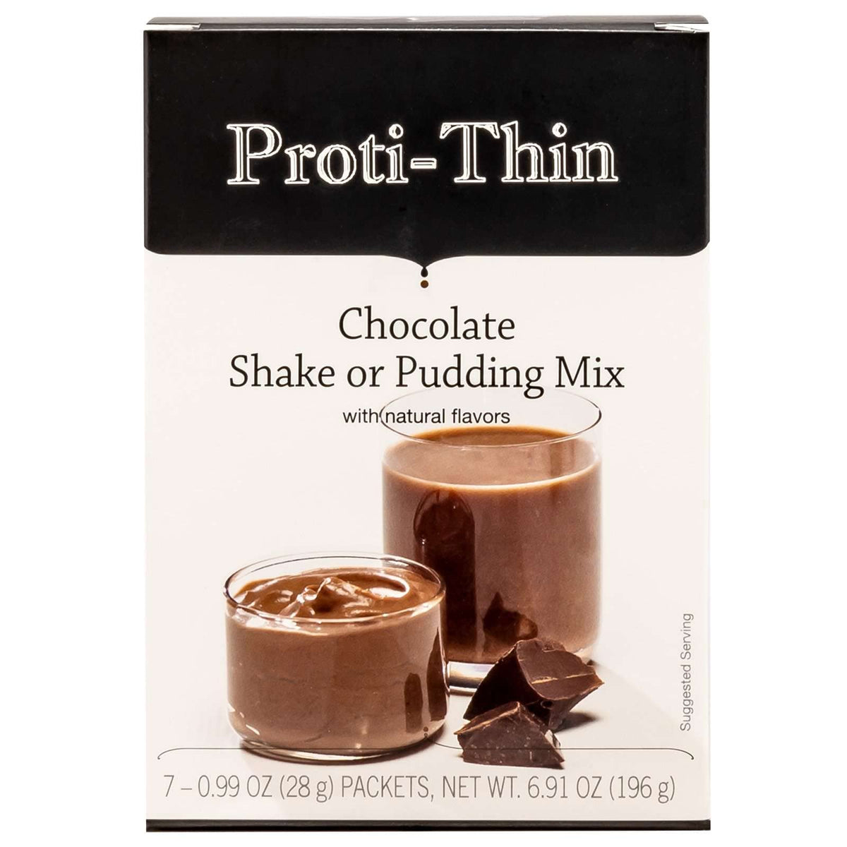 Proti-Thin shake pour into a glass for a quick protein boost.