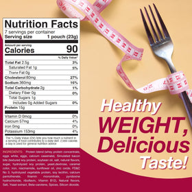 ProtiDIET Bacon Cheese Omelette nutrition facts panel for protein-minded meals