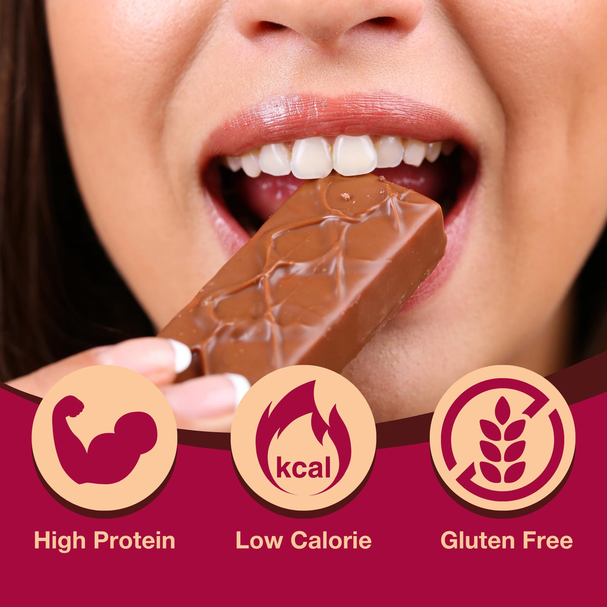ProtiDIET high-protein bar on the go in a convenient package for workouts.