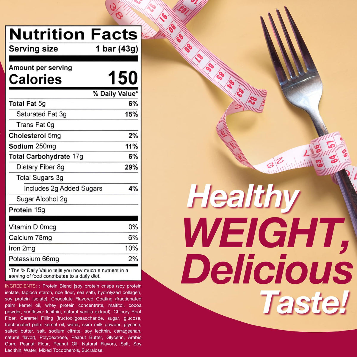 ProtiDIET on-the-go snack bar in a bag ready for travel and gym sessions.