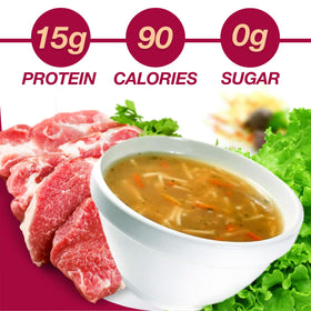 ProtiDIET soup in a bowl ready to serve after preparation