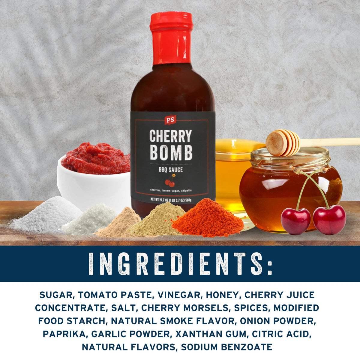 Door County inspired Cherry Bomb flavor pairs with brown sugar and chipotle