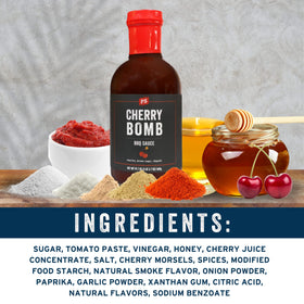 Door County inspired Cherry Bomb flavor pairs with brown sugar and chipotle