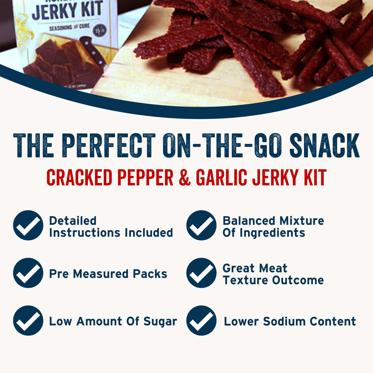 PS Seasoning cure packets ensure consistent curing for high-quality jerky.