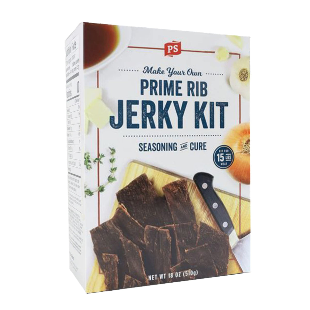PS Seasoning Jerky Kit packaging shown, ready for your next jerky project.