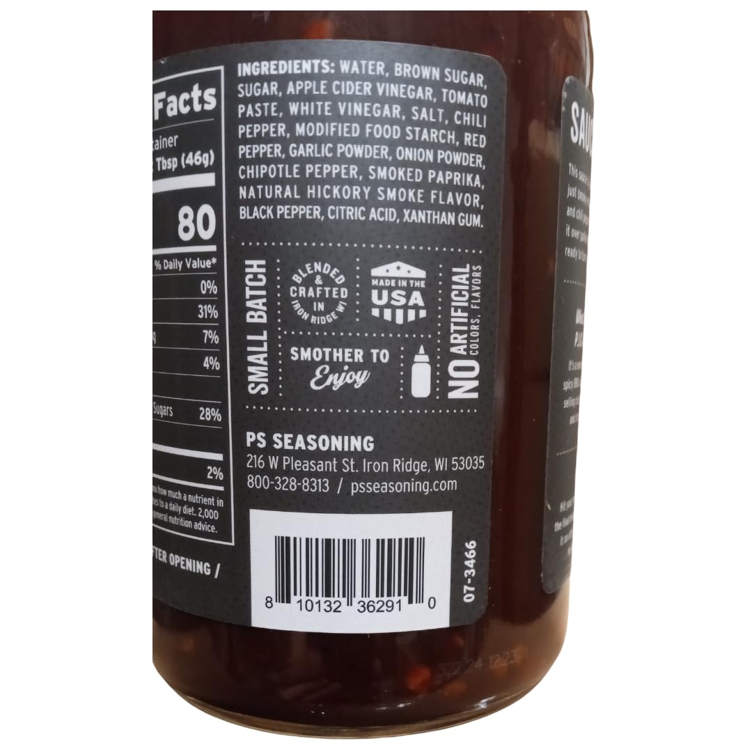 Sweet smoky notes of PS Seasoning Notorious P.I.G. sauce for meals
