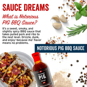 Chicken BBQ glazed with PS Seasoning Notorious P.I.G.