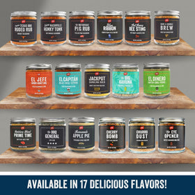 PS Seasoning dry rub suitable for baking and smoking, versatile for pork